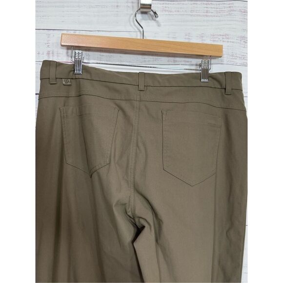vrst athletic men's pants stretch chino taupe size 36x30 - Picture 6 of 8